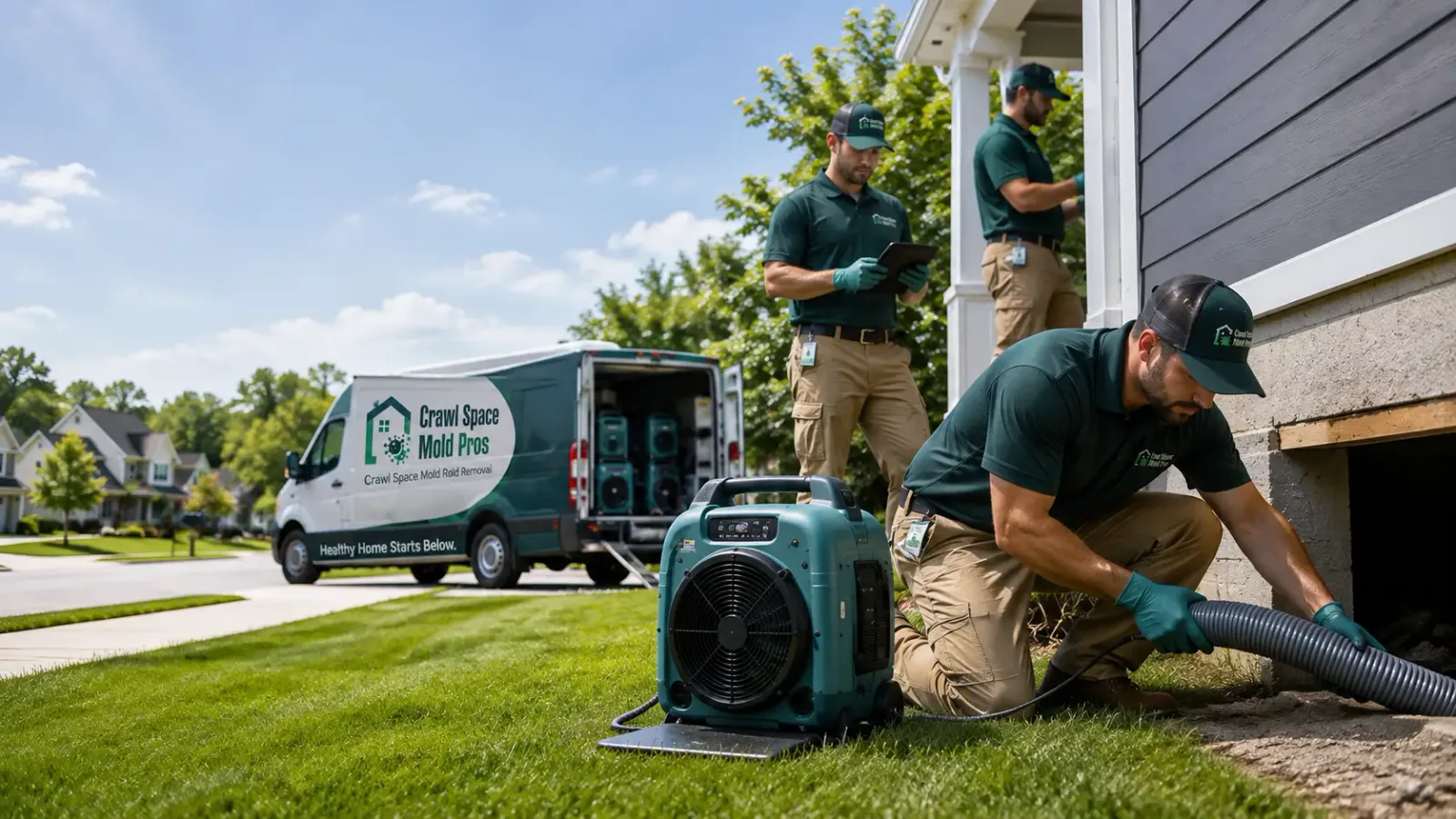 Crawl Space Mold Removal in Thomasville, PA
